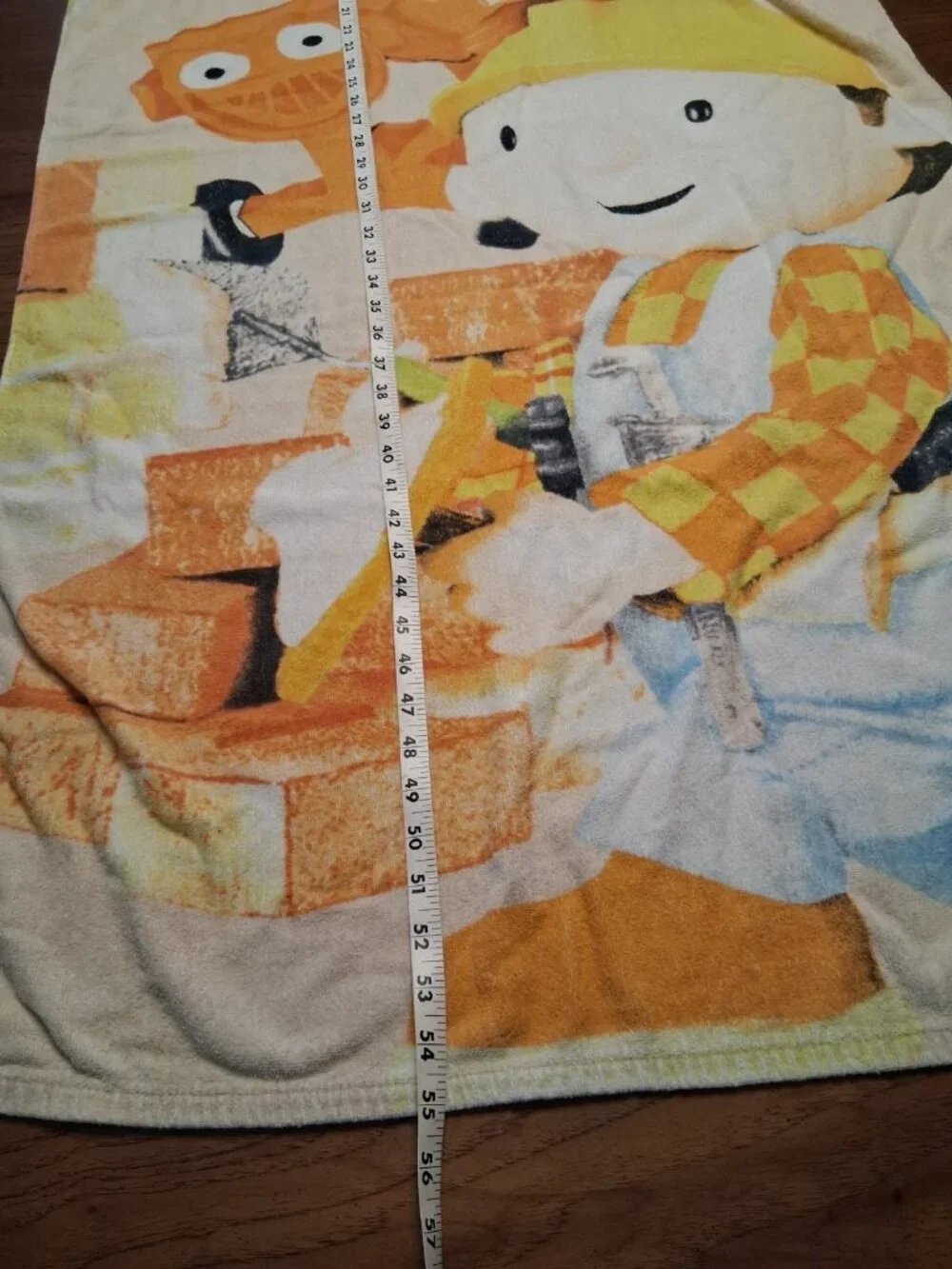 Vintage Bob the Builder Beach Swim Bath Towel 2007 Colorful